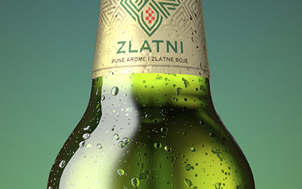 Pan beer 3d product shoot